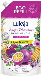 Sarantis Luksja Creamy & Soft Mydło w płynie świeża marakuja-zapas (edycja limitowana) 900ml 1