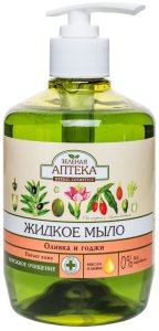 Green Pharmacy Mydło w płynie oliwka i goji 460ml 1