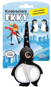 Wedo 73 6003 nożyczki szkolne i papiernicze Uniwersalne Proste cięcie Czarny, Biały 2