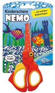 Wedo 73 6001 nożyczki szkolne i papiernicze Uniwersalne Proste cięcie Czerwony, Żółty 2