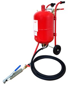 PIASKARKA SYFONOWA 38L LITRÓW SB1 pistolet, końcówki, kaptur, lejek 9