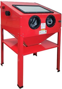 Piaskarka kabinowa 220L litrów SB002 + para rękawic ochronnych gratis 12