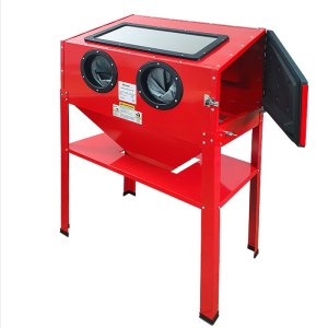 Piaskarka kabinowa 220L litrów SB002 + para rękawic ochronnych gratis 9