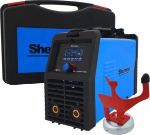 Spawarka SHERMAN MMA TIG DIGIARC 160 LCD + WALIZKA + uchwyt magnetyczny MMA 1