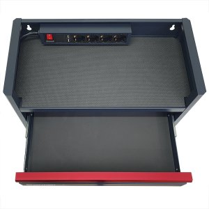 Szafka warsztatowa półka wisząca na elektronarzędzia z listwą zasilającą 7