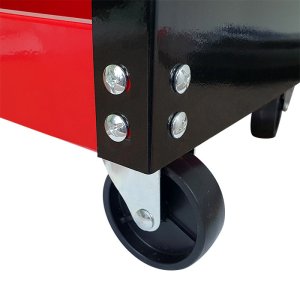 Wózek trzypółkowy warsztatowy narzędziowy 3PA cz ze ściankami Sherman 4