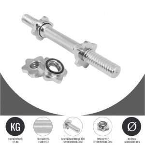 Gryf do hantli 35cm 30mm 2,5kg 2