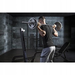 Ławka pod sztangę + modlitewnik i stojaki 11