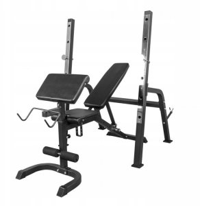 Ławka pod sztangę + modlitewnik i stojaki 14