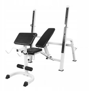 Ławka pod sztangę z modlitewnikiem i stojakami 12