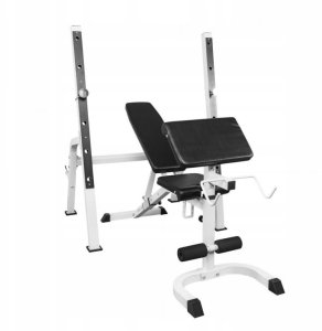 Ławka pod sztangę z modlitewnikiem i stojakami 13