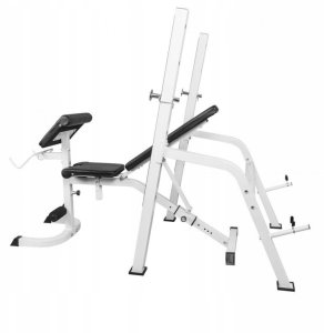 Ławka pod sztangę z modlitewnikiem i stojakami 14