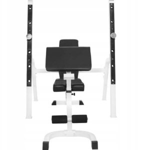 Ławka pod sztangę z modlitewnikiem i stojakami 7