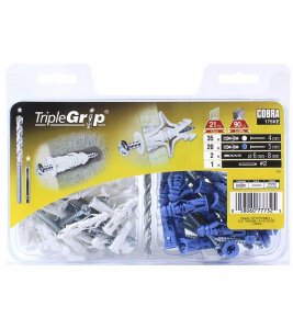 ANCHOR DRYW TRIPLE 5X32 PLAST RIN 55 PCS 1