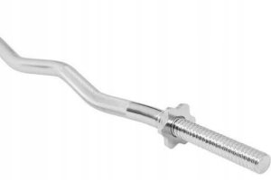 Gryf łamany 120cm 30mm 7kg srebrny 4