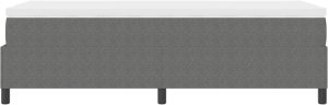 vidaXL Łóżko z materacem Szare Pojedyncze Tkanina korduroy 8