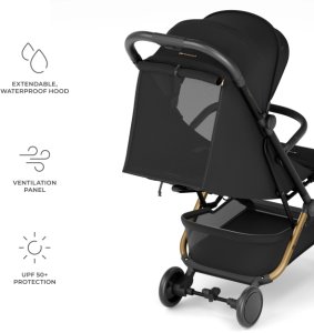 Wózek KinderKraft Kinderkraft PILOT 2 ultralekki wózek spacerowy do samolotu beżowy 3
