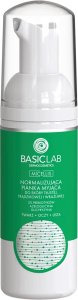 BASICLAB_Micellis normalizująca pianka myjąca do skóry tłustej, trądzikowej i wrażliwej 2% Prebiotyków, Azeloglicyna, Glicyryzyna 50ml 1