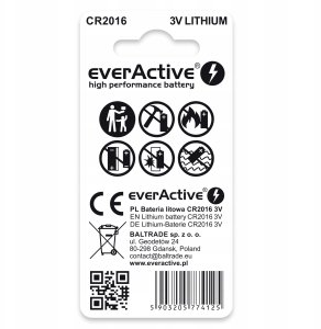 Bateria EverActive CR2016 2 szt. 2
