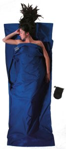 Kelioninė patalynė COCOON TravelSheet Cotton - Tamsiai mėlyna 1