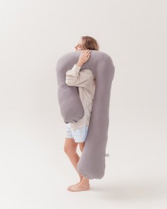 PIAPIMO-PODUSZKA CIĄŻOWA DO SPANIA TYPU   7 JERSEY SZARY 2