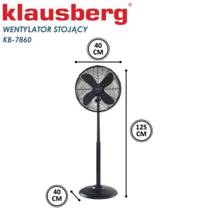 WENTYLATOR WIATRAK PODŁOGOWY KLAUSBERG KB-7860 5