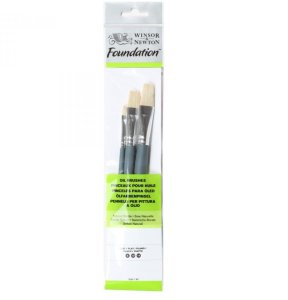 Winsor & Newton 5295020, Brush set, Flat brush, Synthetic 1