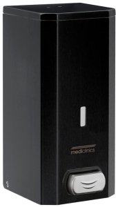 MEDICLINICS DJ0031B Muilo Dozatorius, Nerūdijantis Plienas, Juoda Epoksidinė, 1,5 L, 1