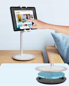 Regulowany Wysoki Stojak Statyw Na Tablet Telefon Max 49cm 360 Stopni / S3e 10