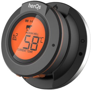 HerQs Dome thermometer  melna - Viedais gatavosanas termometrs 1