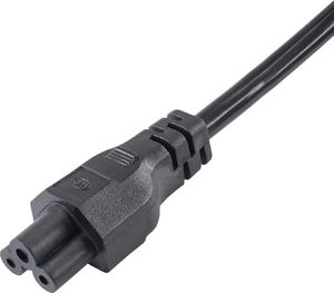 Kabel zasilający Akyga do notebooka 1.5m koniczynka (AK-NB-01C) 4