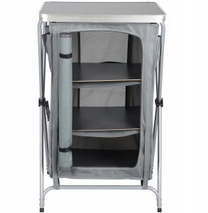 SZAFA TURYSTYCZNA SKŁADANA Z 3 PÓŁKAMI 60x51x98CM ENERO CAMP 5