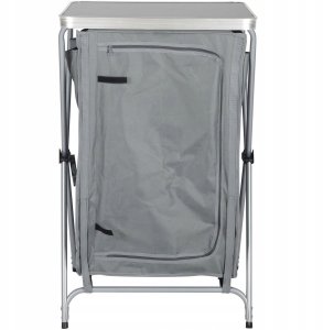 SZAFA TURYSTYCZNA SKŁADANA Z 3 PÓŁKAMI 60x51x98CM ENERO CAMP 6