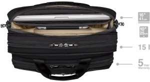 Torba Wenger WENGER Legacy Black Series 40,64cm 16 cali Laptop Briefcase Black 3