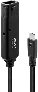 Lindy 43405 kabel USB USB 3.2 Gen 2 (3.1 Gen 2) 5 m USB C Czarny 1