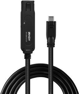 Kabel USB Lindy USB-C - USB-C 5 m Czarny (43405) 2