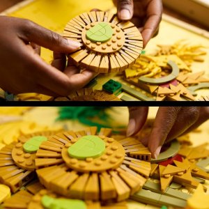 LEGO „Słoneczniki” Vincent van Gogh 3