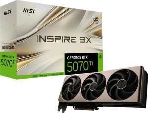 Karta graficzna MSI GeForce RTX 5070 Ti Inspire 3X OC 16GB GDDR7 DLSS4 1