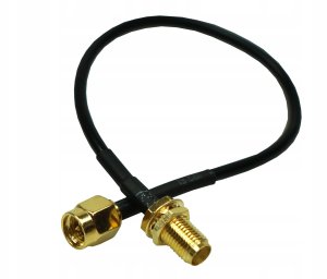 Kabel Ropam Antenowy 0.2m czarny (AT-SMAM-20-SMAF) 2