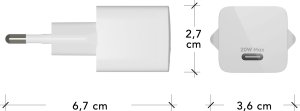 WALL CHARGER - USB-C 20W EU 3