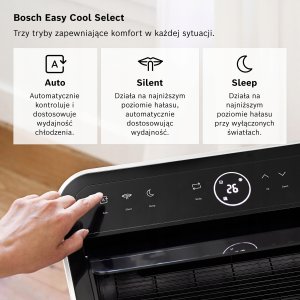 Bosch Mobile Air Conditioner | Cool 4000 | Suitable for rooms up to 35 m | White/Black 4