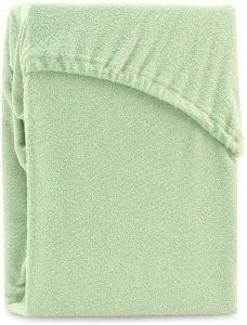 Prześcieradło frotte z gumką AmeliaHome RUBY 160x200 cm  zielony miękkie i elastyczne 2