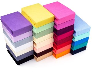 Prześcieradło frotte z gumką AmeliaHome RUBY 160x200 cm  zielony miękkie i elastyczne 8