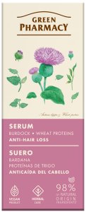 Green Pharmacy Serum przeciw Wypadaniu Włosów Łopian i Białka Pszenicy 100ml 1