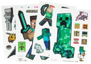 Paladone PALADONE Minecraft dekoracyjne naklejki na szybę 2