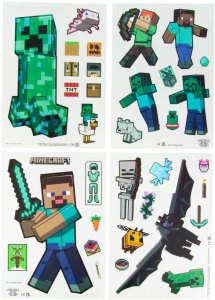 Paladone PALADONE Minecraft dekoracyjne naklejki na szybę 3