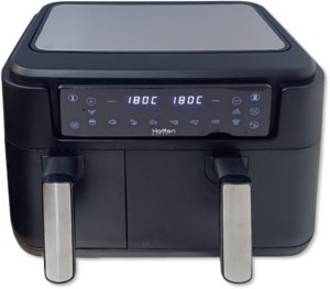 Frytkownica beztłuszczowa dwukomorowa Hoffen 2400W 5