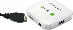 HUB USB Techly 4x USB-A 3.0 (IUSB3-HUB4-WH) 4