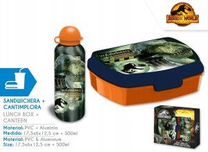 Grajlandia Lunch box + Bidon Jurassic World / śniadaniówka 3