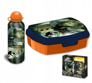 Grajlandia Lunch box + Bidon Jurassic World / śniadaniówka 4